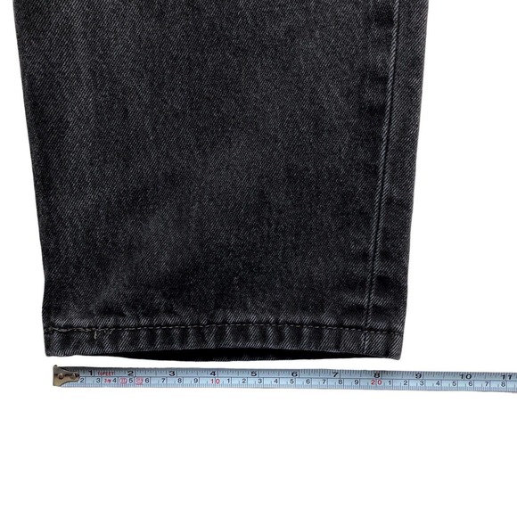 Levi's 550 Jeans Mens 40 x 32 Relaxed Fit Tapered Leg Black Denim Red Tab EUC - Picture 4 of 8